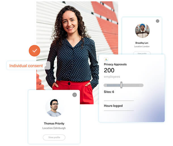 Employee work hour tracking system