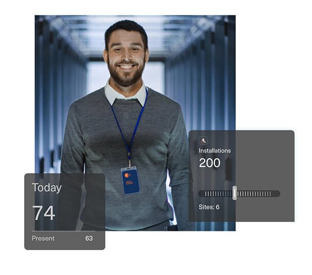 Synel staff showing you can work with us for your employee time tracking needs