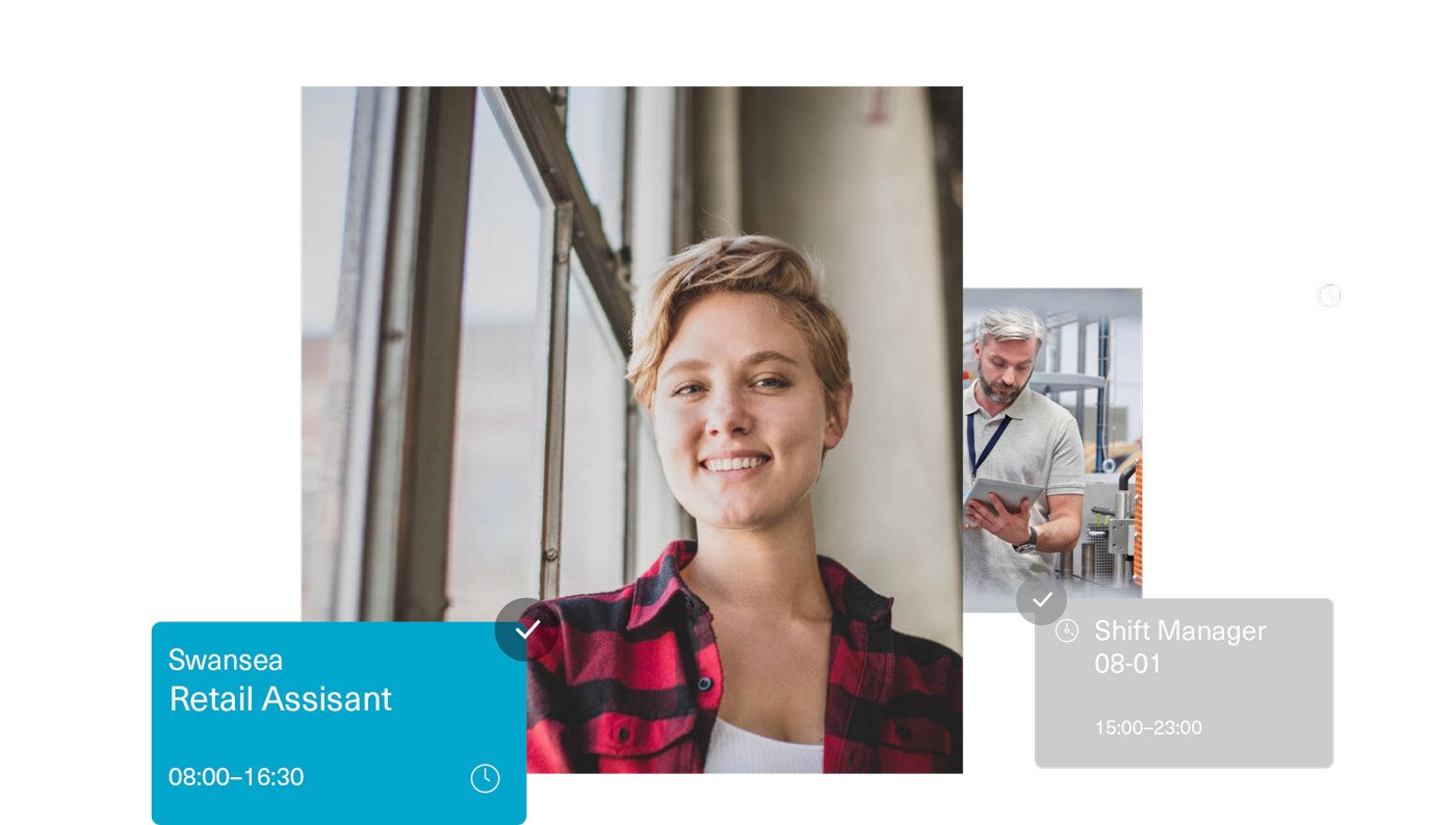 woman employee depicting Synel workforce product