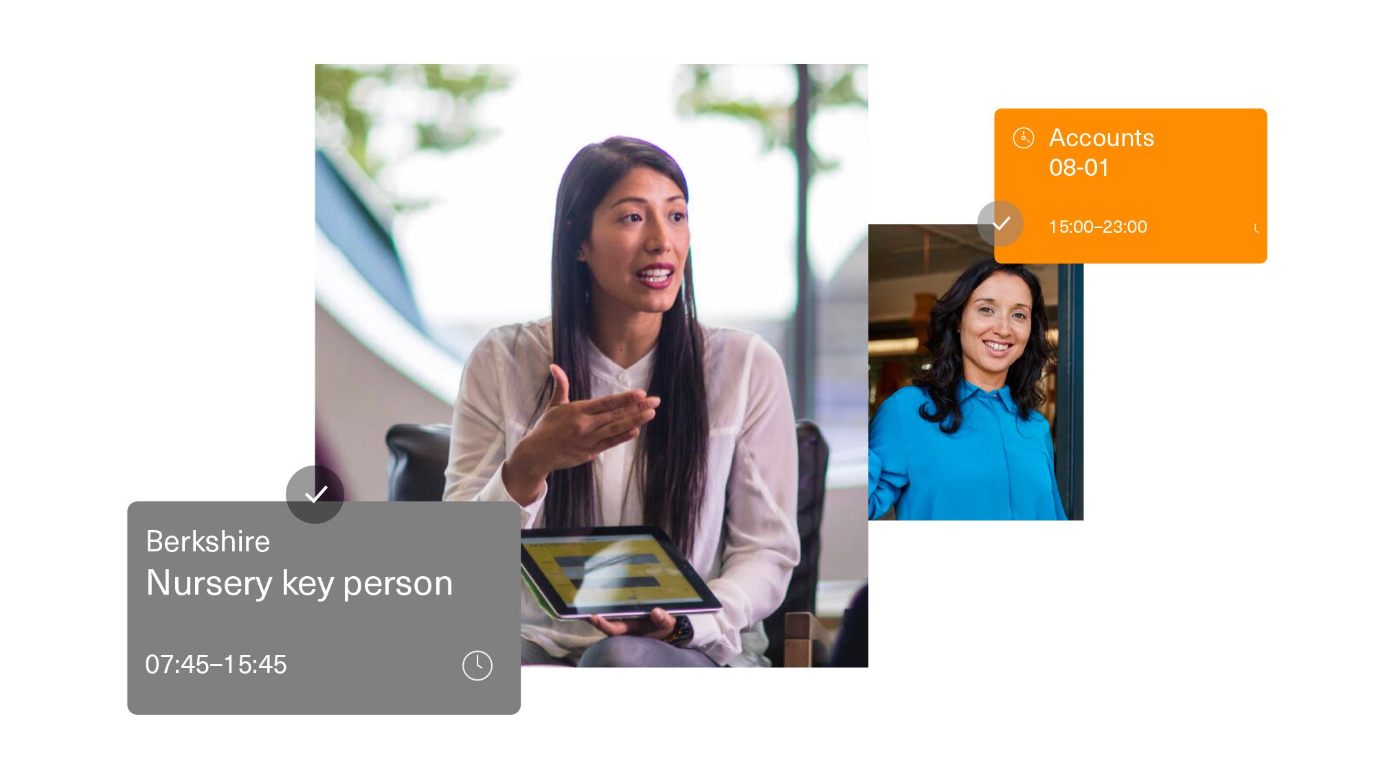 woman employee depicting the product